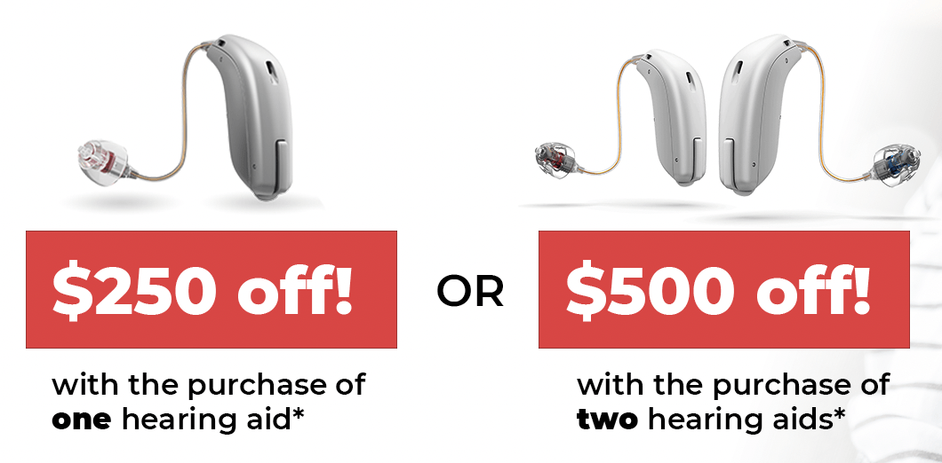 Up to $500 off a New Pair of Hearing Aids