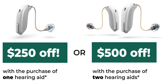 Up to $500 off a New Pair of Hearing Aids